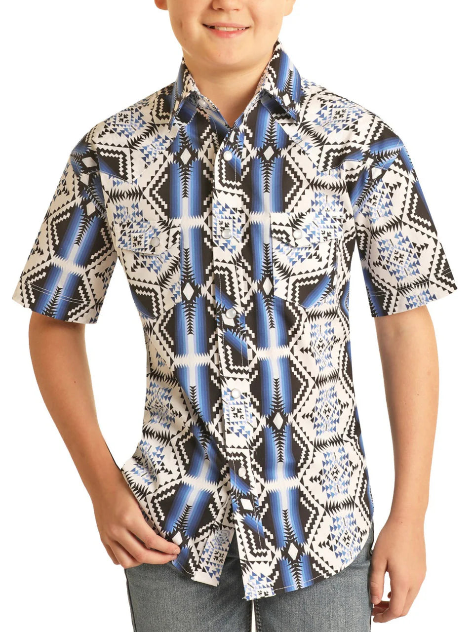 ROCK&ROLL KID BLUE- SHIRT  RRBS1SR0R0