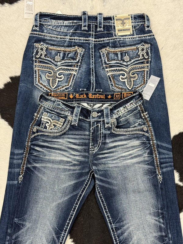Revival Mens Jeans in Style Ervine Straight
