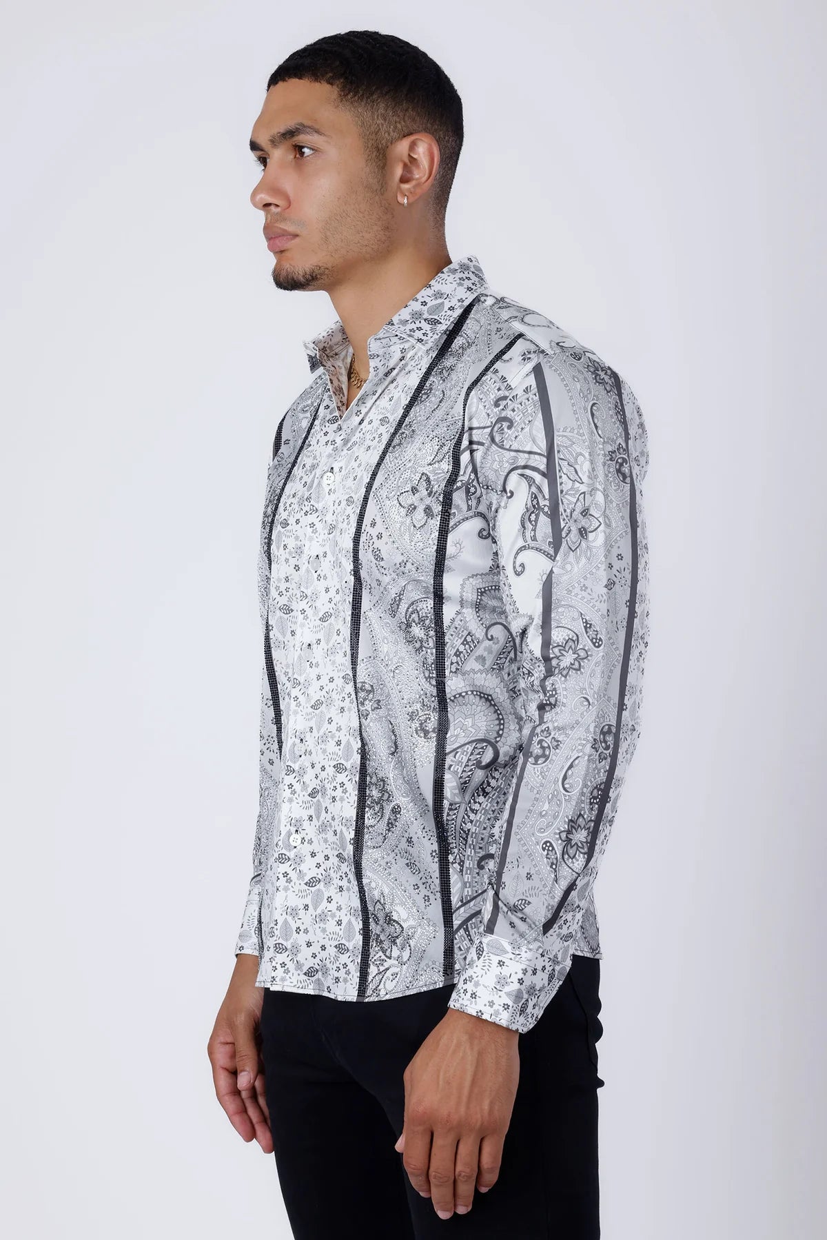 BARABAS WHITE OWL PR01 LONG SLEEVE SHIRT