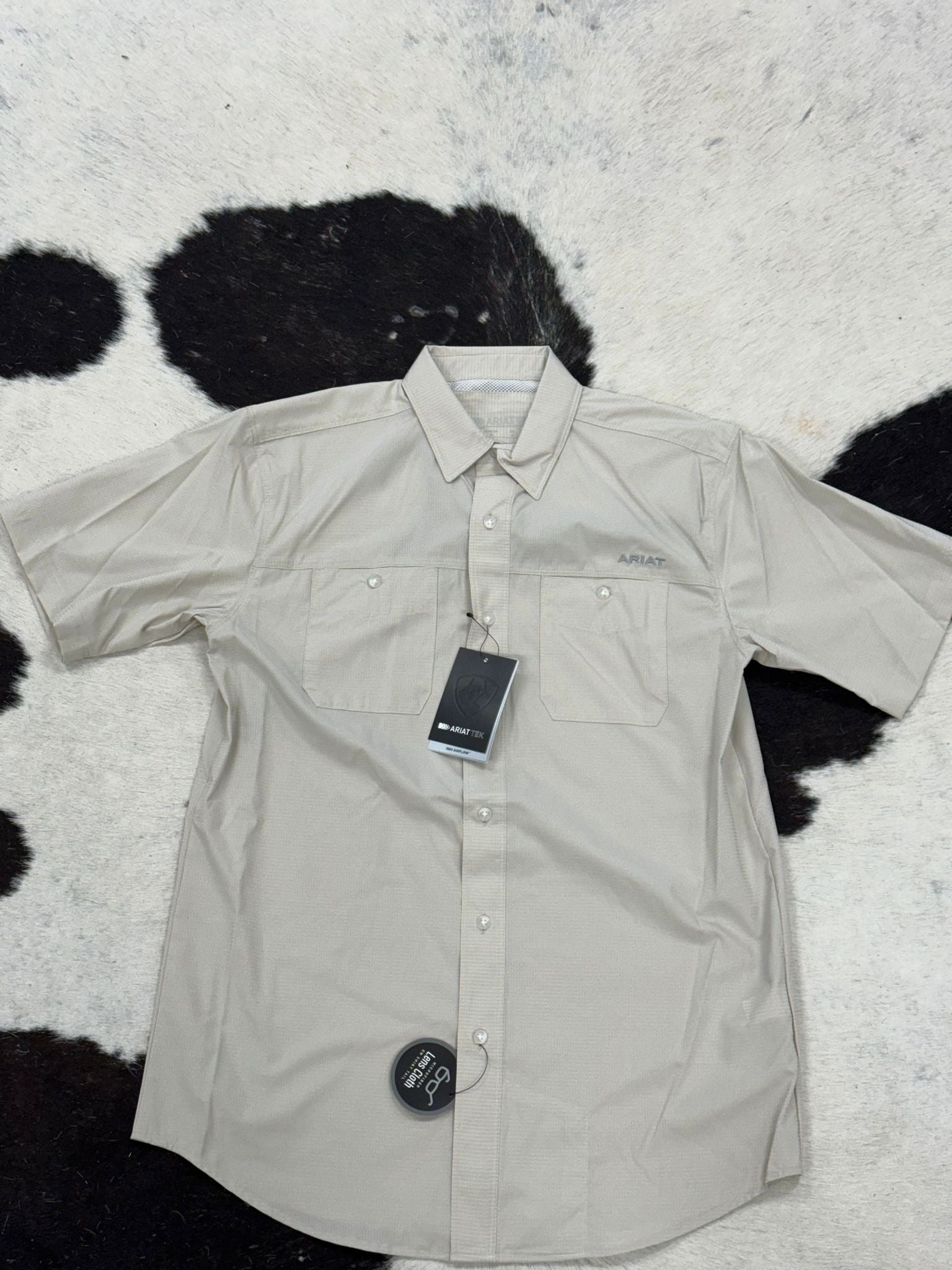 ARIAT 360 AIRFLOW SILVER LINING SHORT SLEEVE SHIRT