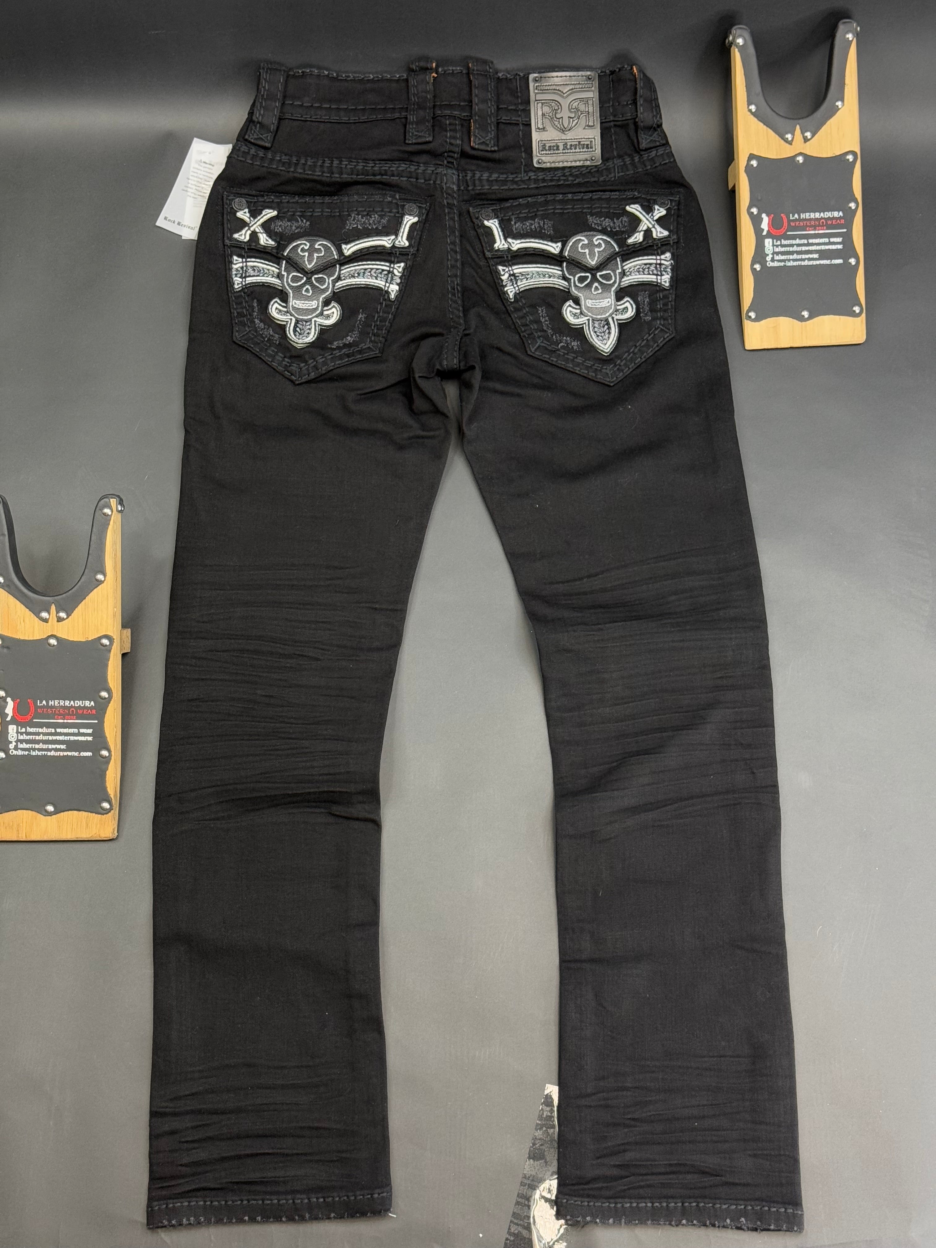 ROCK REVIVAL MALCOLM STRAIGHT MENS JEANS