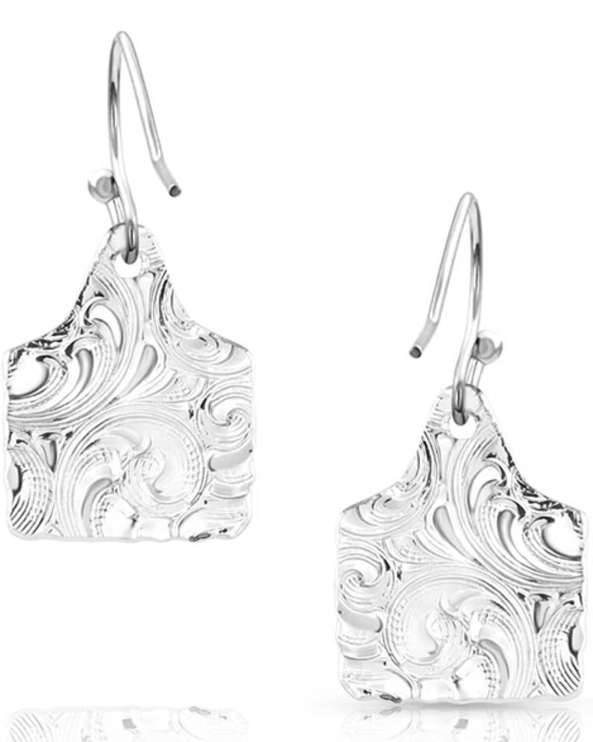 Montana Silversmith Silver Ear Tag Earrings