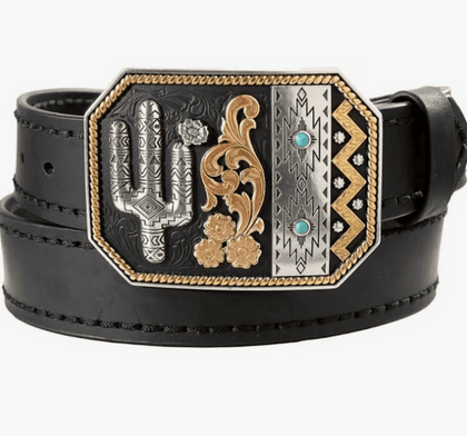 NOCANA WOMENS BLACK LEATHER CAPTUS BUCKLE N320007801