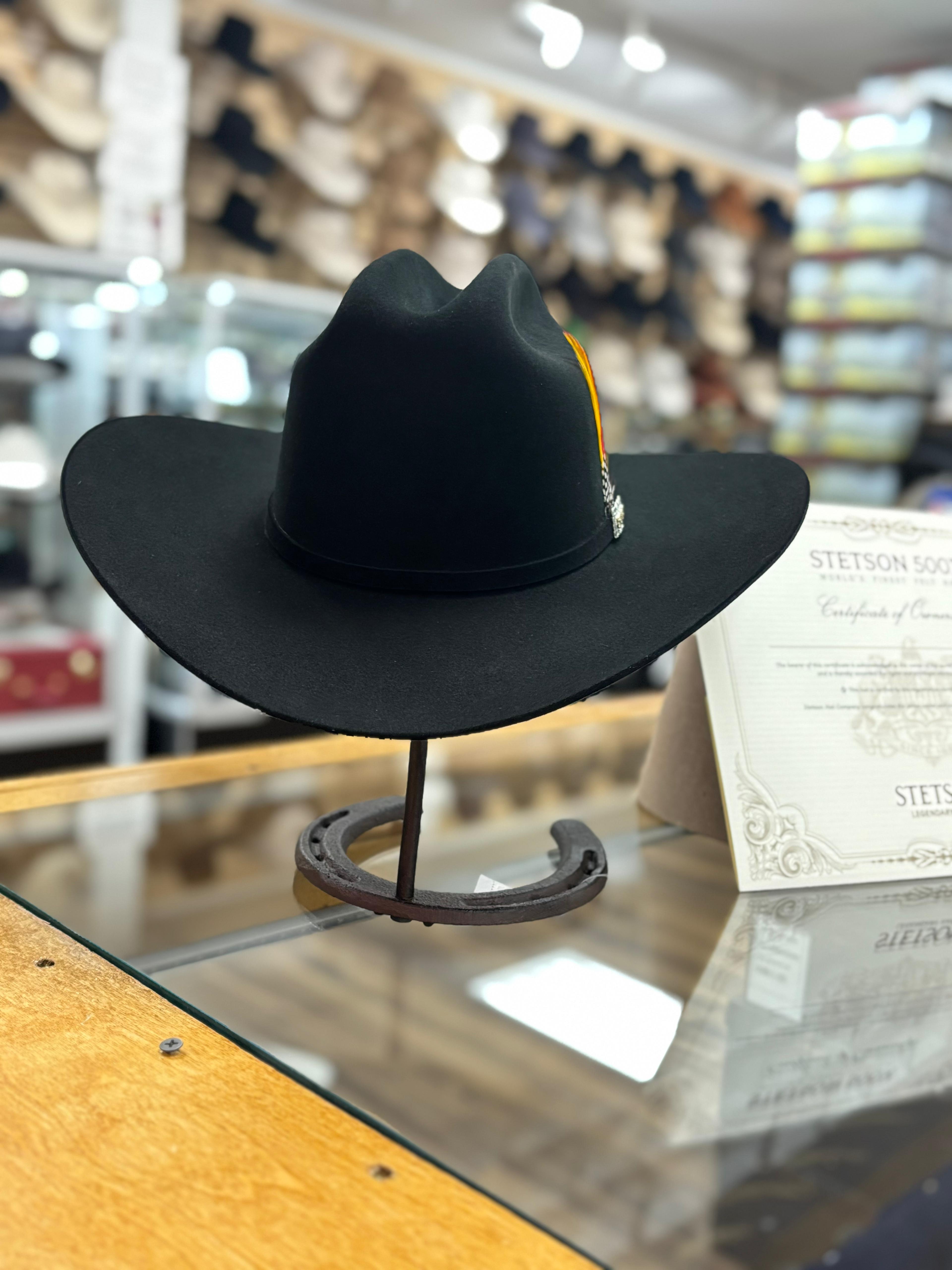 Stetson 500x Premier El Amo Felt Hat Black