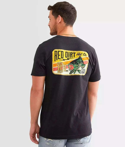 RED DIRT HAT CO. - CAMISETA RDHCT143 BASS LIG