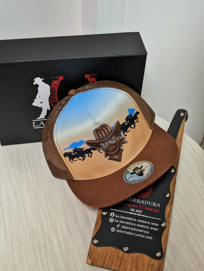 DE RANCHO HATS SNAPBACK BROWN,11