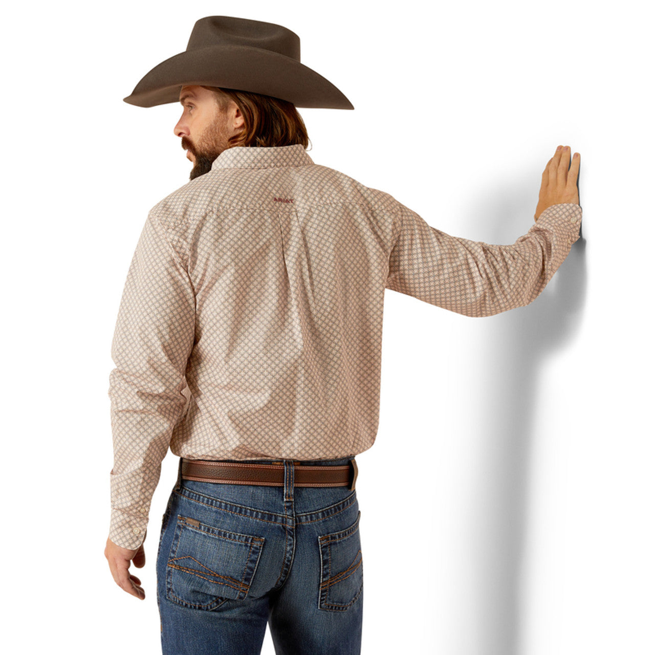 Ariat Titue Fitted Long Sleeve Shirt Brown - 2366