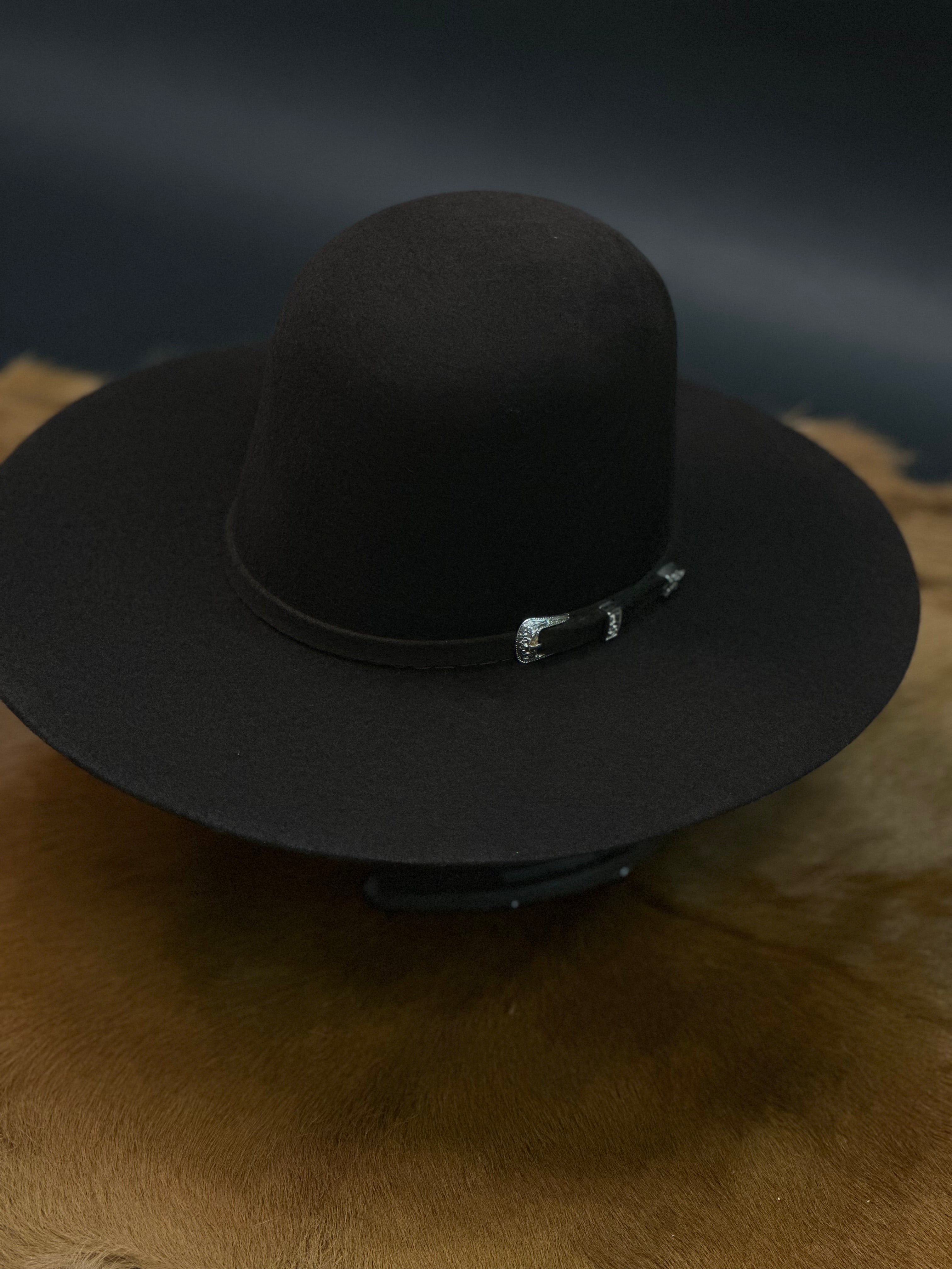 RDR KID CHOCOLATE OPEN CROWN FELT HAT