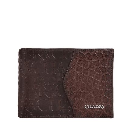 CUADRA MEN ALLIGATOR CAFE WALLET  DU617