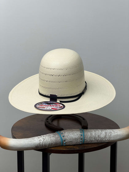 7410 AMERICAN HAT OPEN CROWN STRAW HAT STYLE