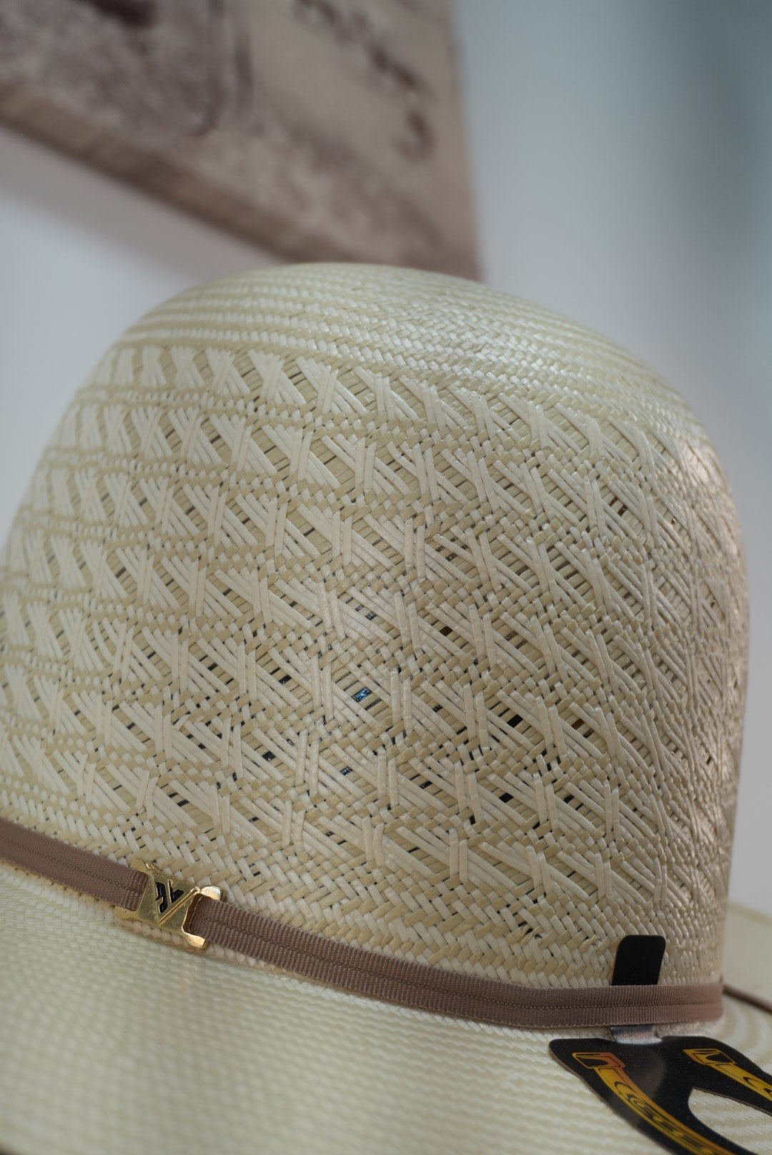 HERRADURA OPEN CROWN STRAW HAT 100x IFEL NATURAL