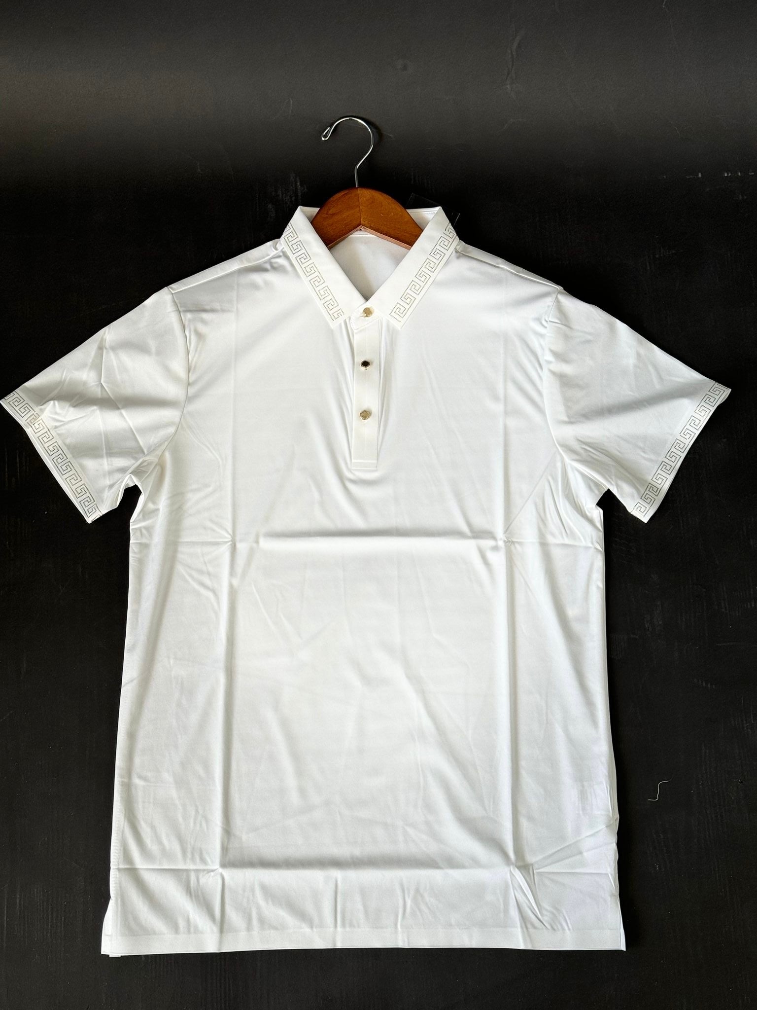 BAROCCO WHITE GOLD SHORT SLEEVE SHIRT