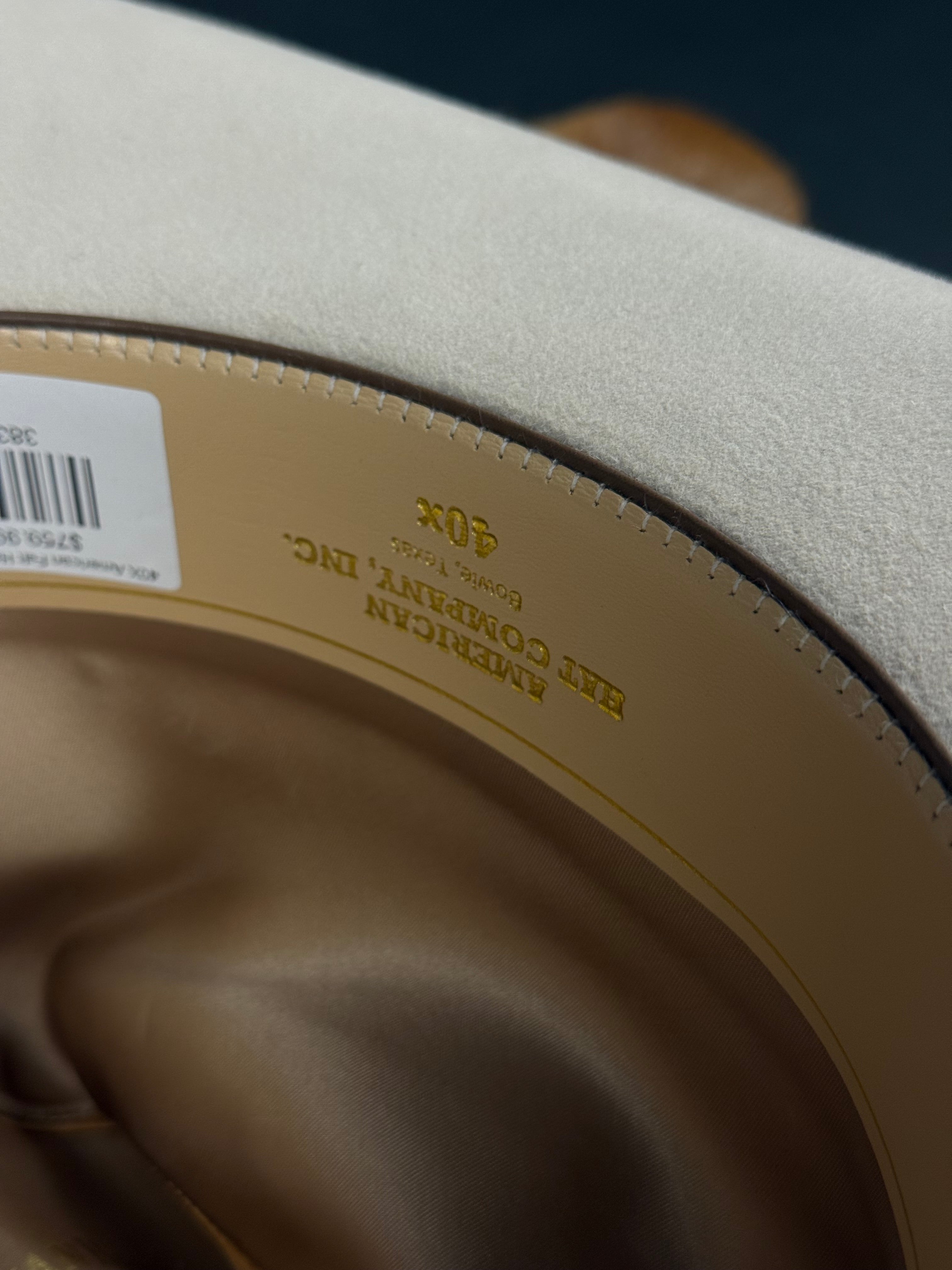 40X American Felt Hat Silver Belly