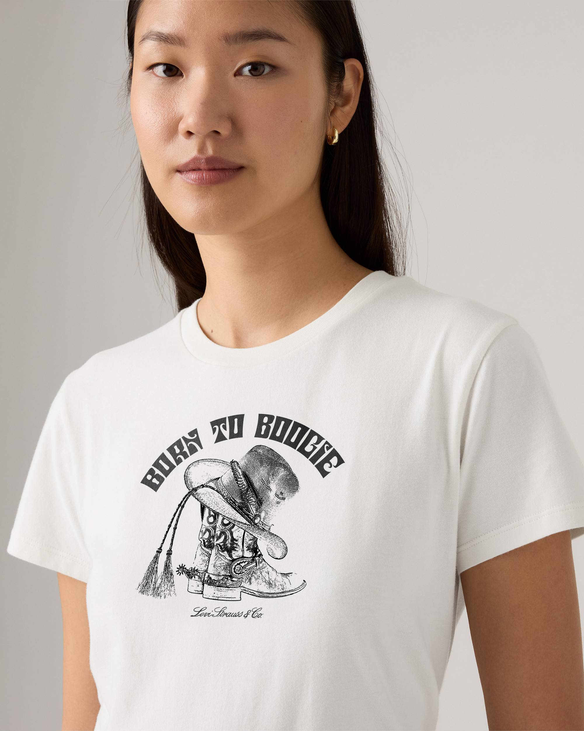 LEVI’S WOMEN’S T-SHIRT SHORT SLEEVE BEIGE 173693311