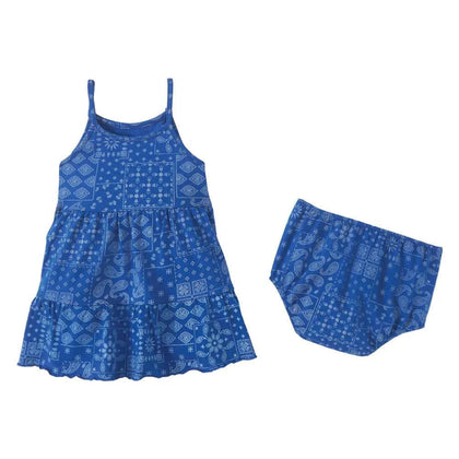 WRANGLER VESTIDO TRAPECIO CON ESTAMPADO WESTERN PARA NIÑA AZUL 112346564