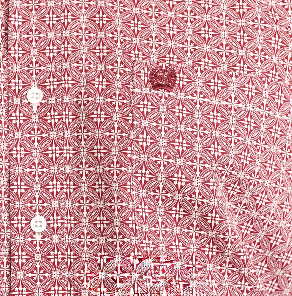 CINCH MENS RED LEAD DONT FOLLOW SHIRT MTW1106052