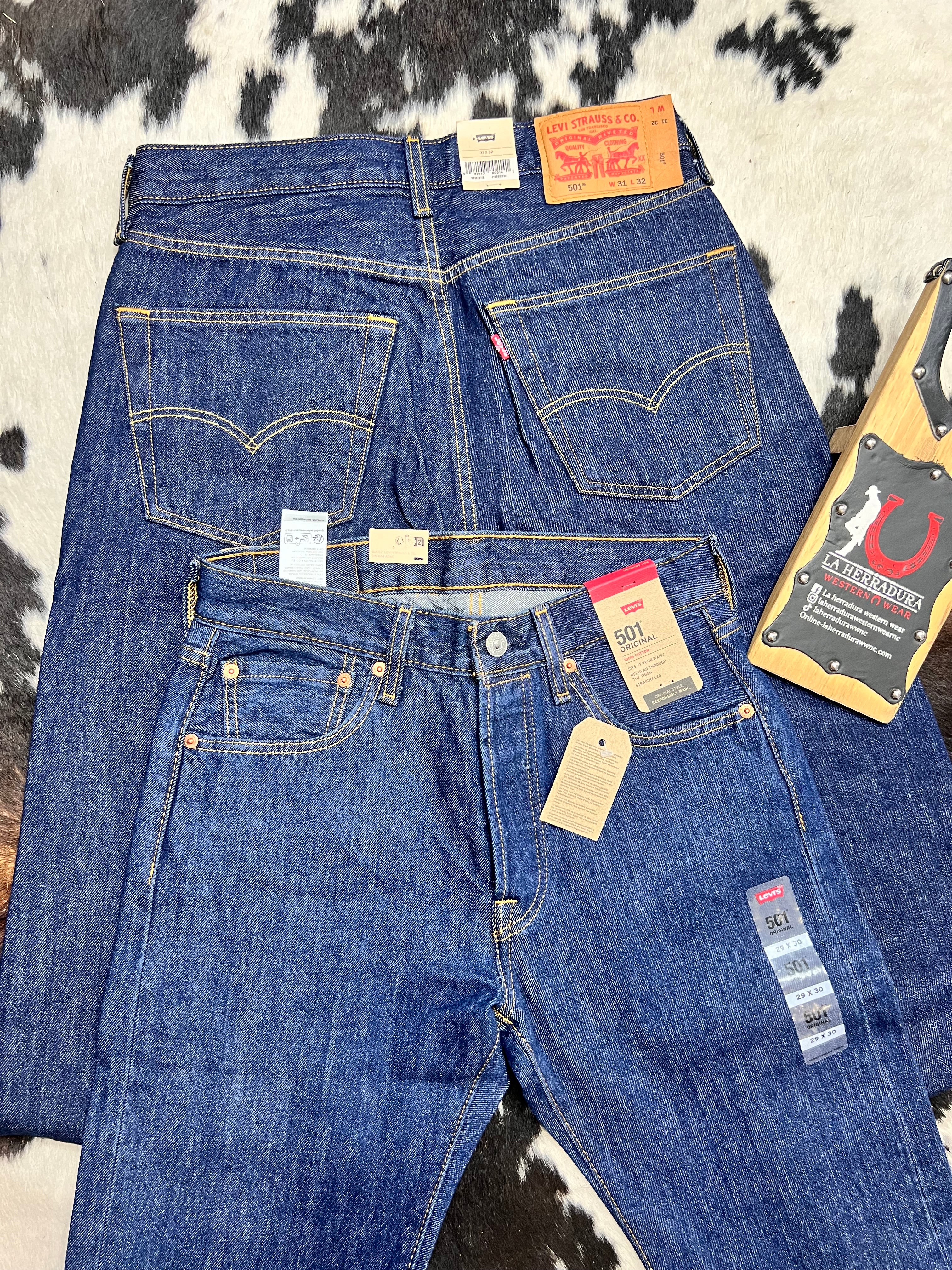 Levi’s 501 Original Straight Leg Jean- Denim