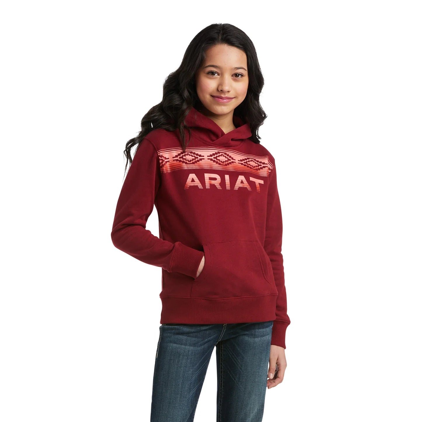 Ariat Real serape logo hoodie 10037974