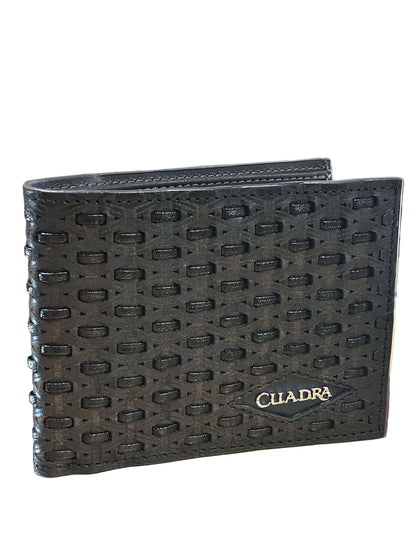 CUADRA MEN RES CRUST GRIS OXFORD WALLET DU704