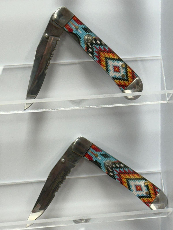 WHISKEY BENT MULTI COLOR AZTEC POCKET KNIFE