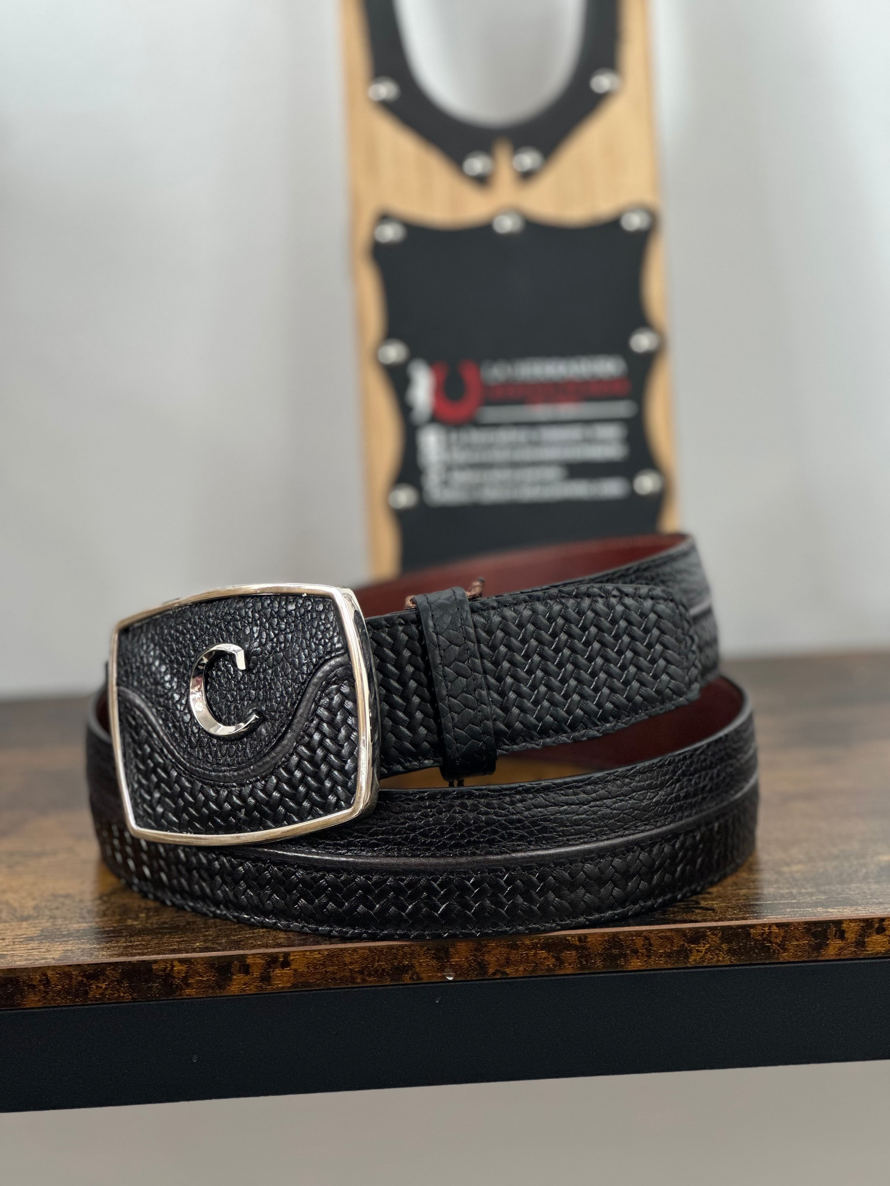 CUADRA BELT SANTANA BLACK