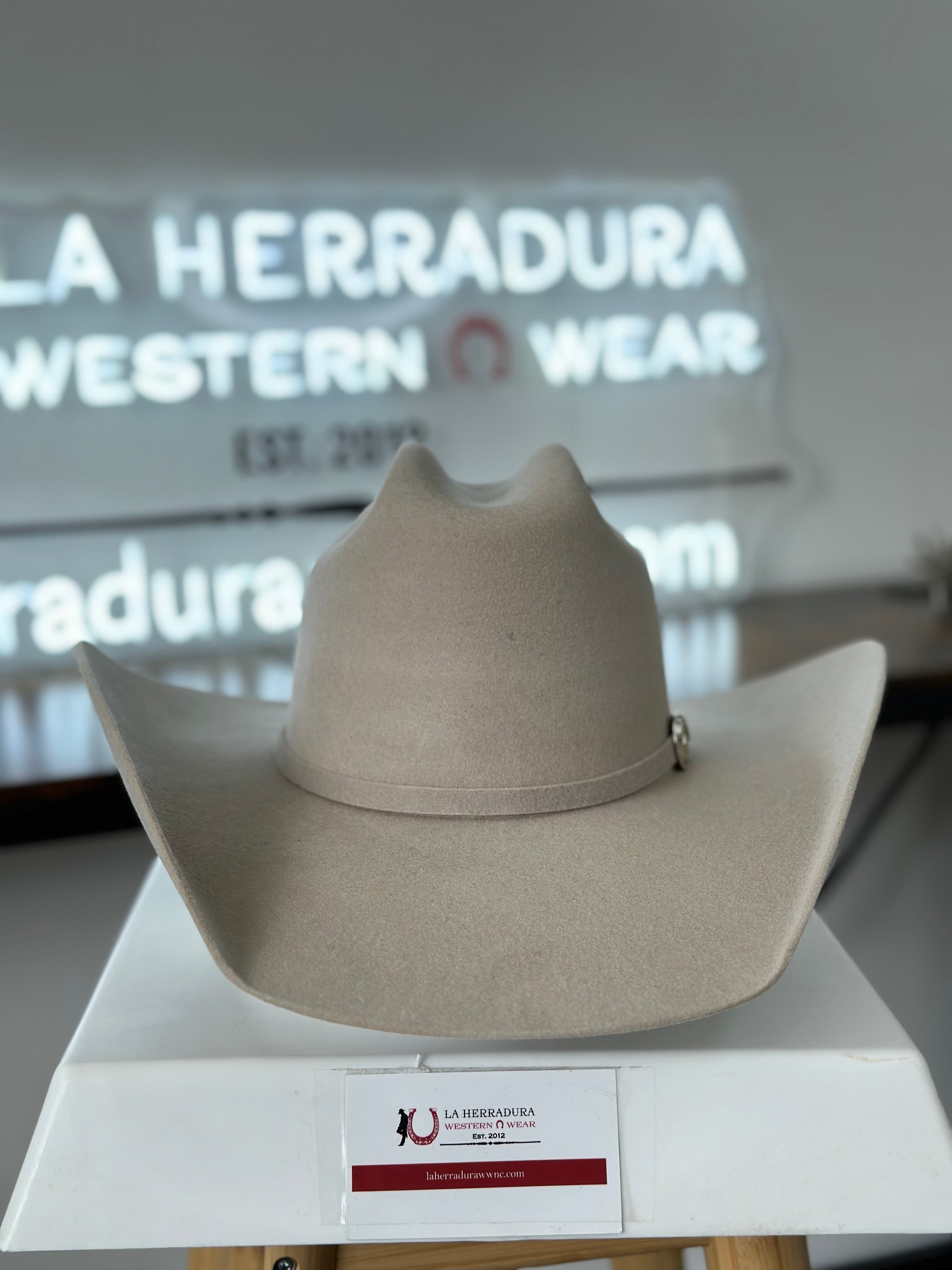 TEXAS HAT COMPANY 3X SILVER BELLY FELT HAT