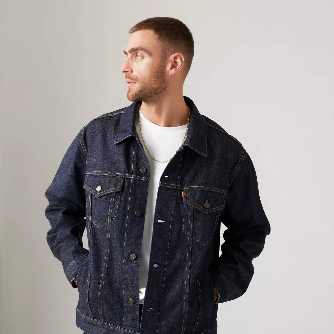 Levi´s Super Dark Blue Trucker Jacket 134