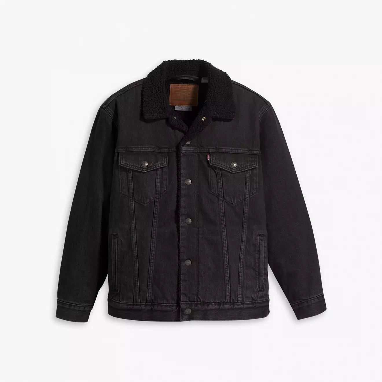 Levi´s Type III Sherpa Black Trucker Jacket