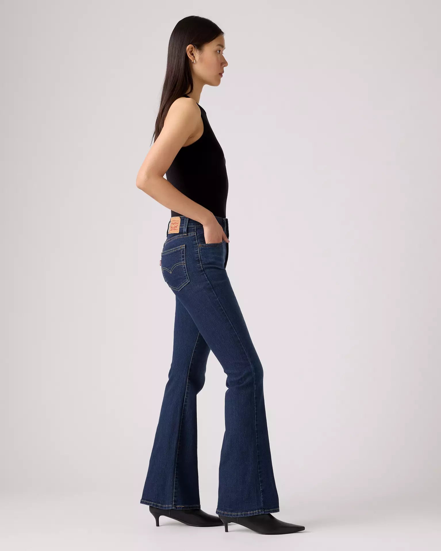 726 High Rise Flare Women's Jeans - Health is Wealth -  Wash - A34100081