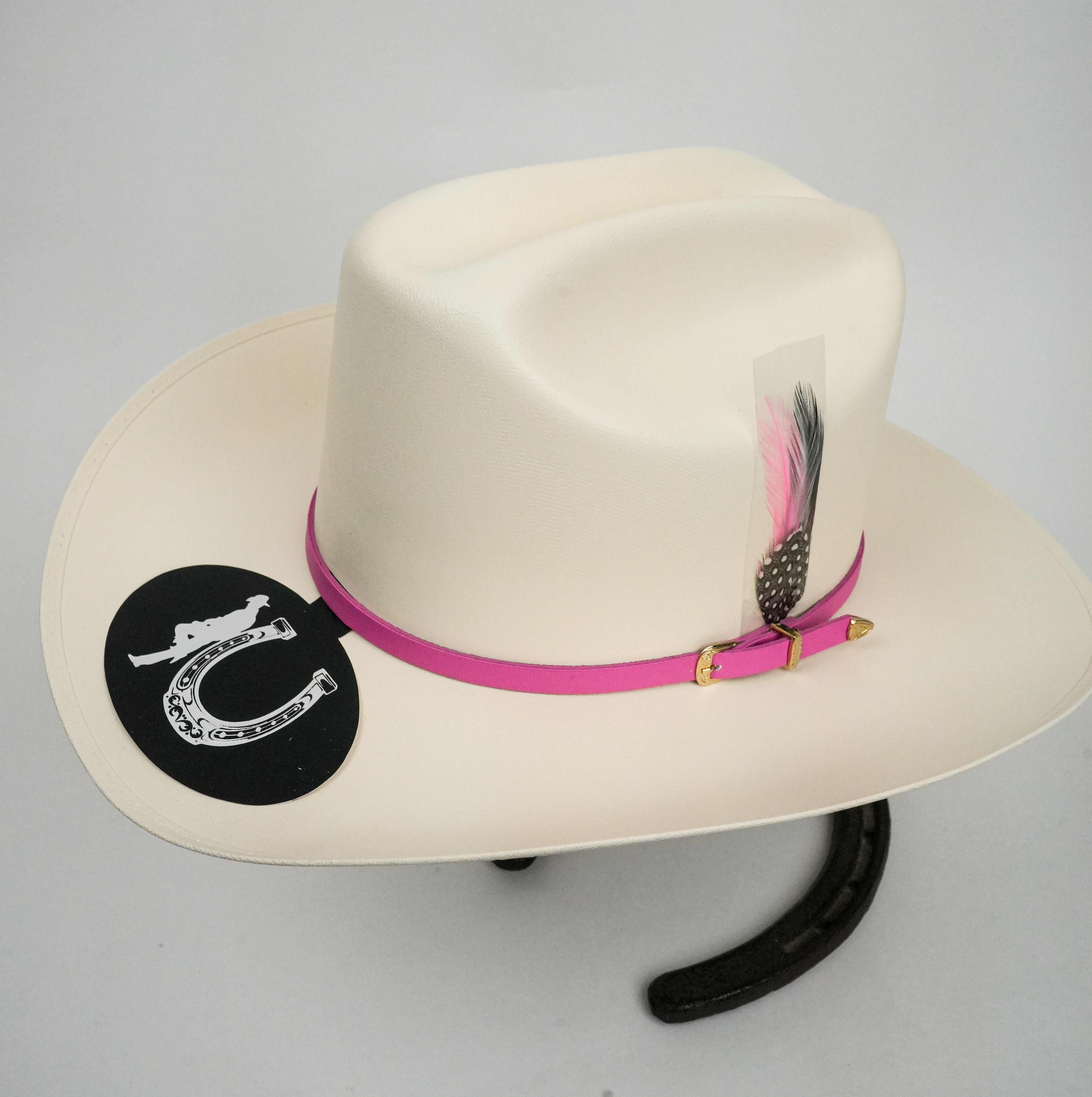 LA HERRADURA MUJER 5000X ROSAS COPA CHICA ALA 3 1/2 ESTILO SINALOA