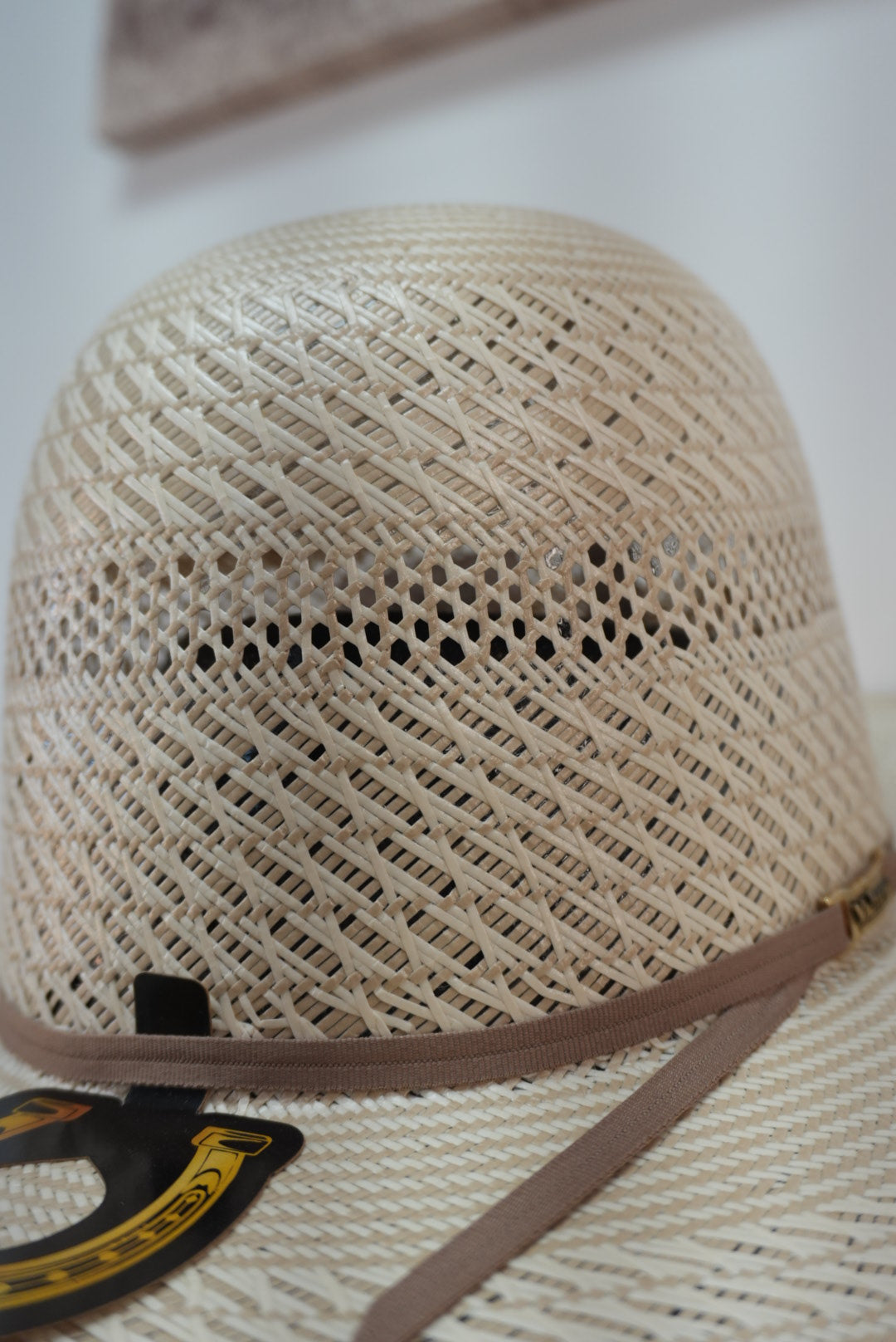 HERRADURA OPEN CROWN STRAW HAT 100x RIVER RANCH BIC