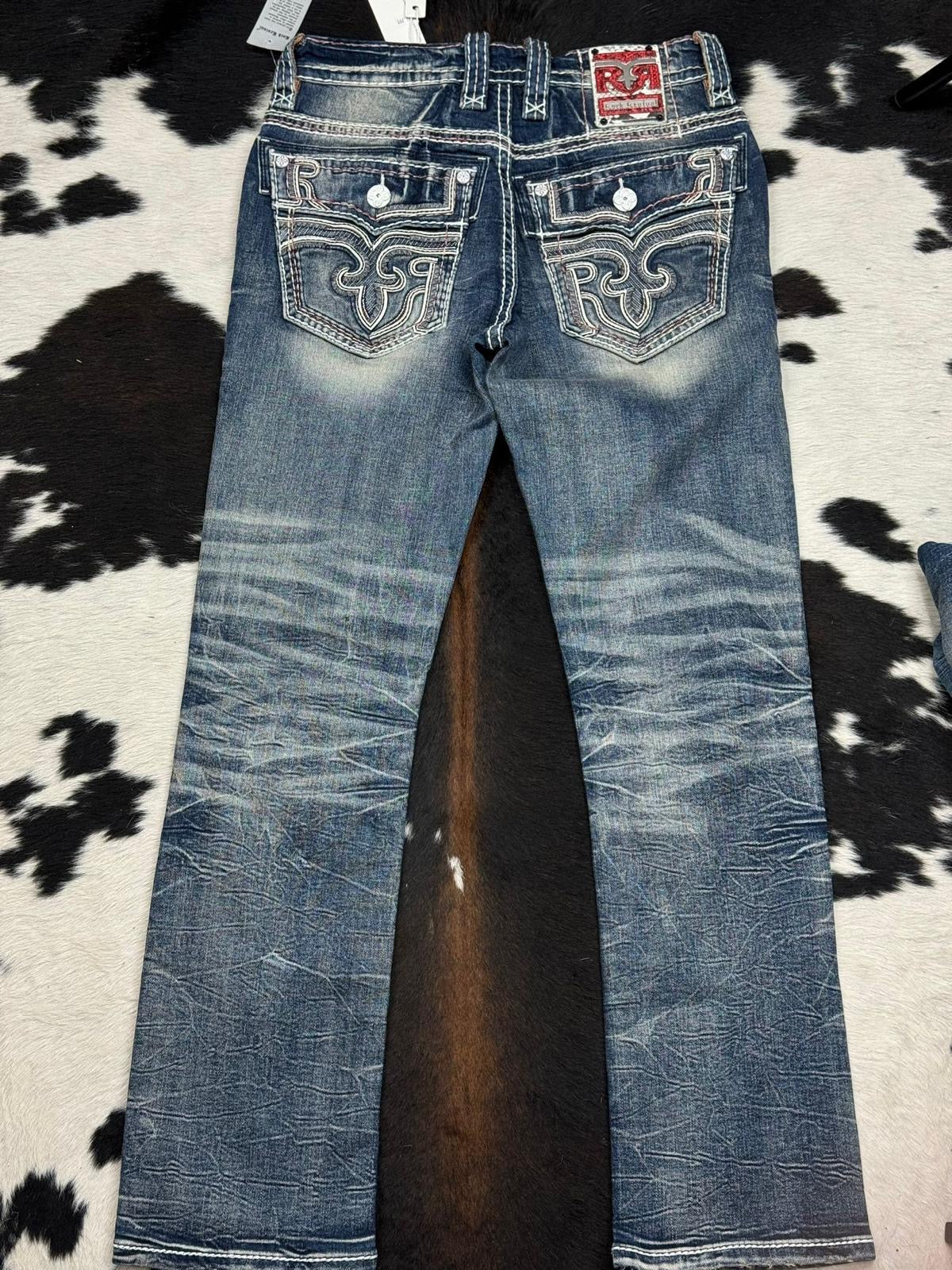 Rock Revival Mens Jeans Remi Straight