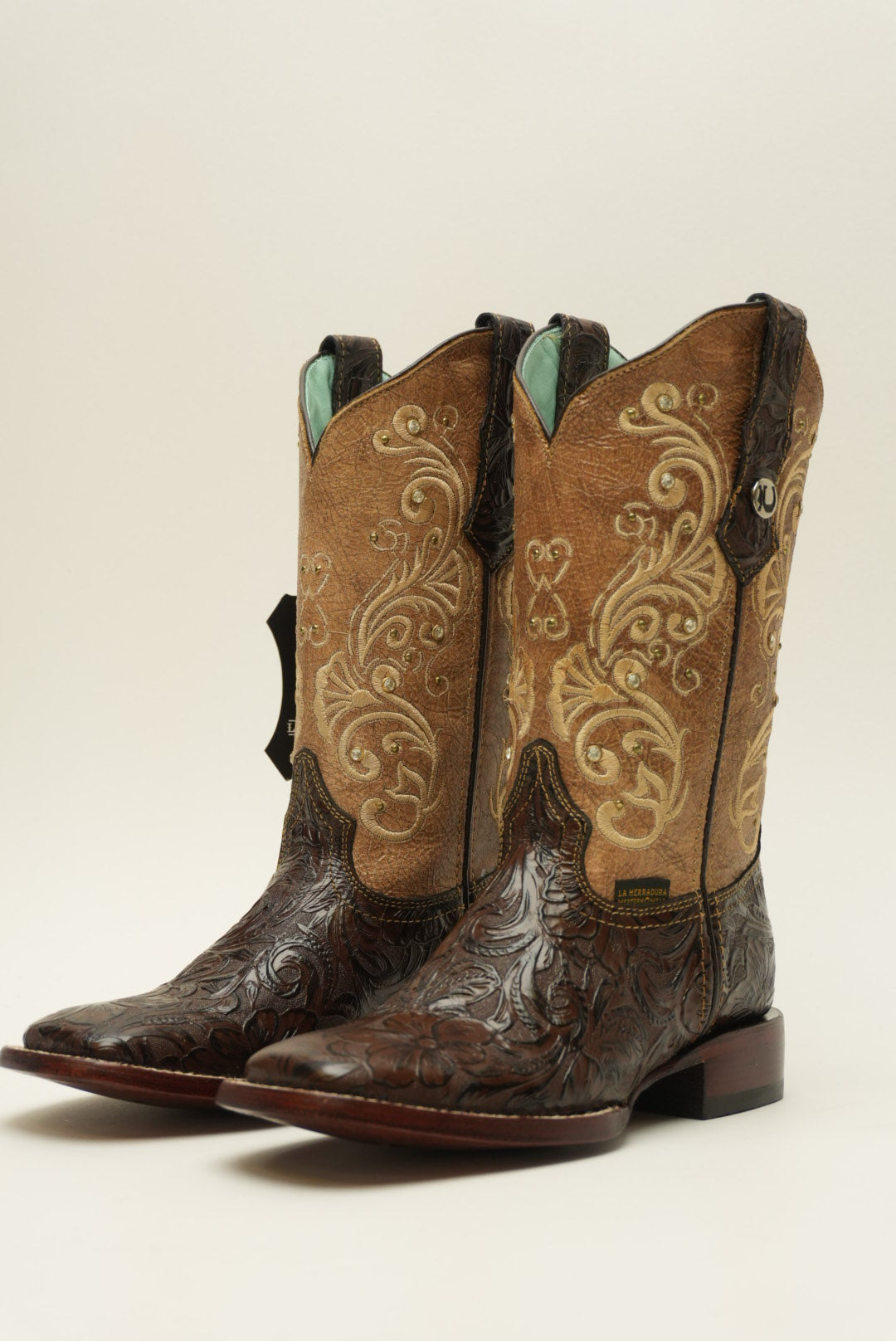 LA HERRADURA WOMEN CAMILA CINCELADO CAFE EGIPCIA TABACO