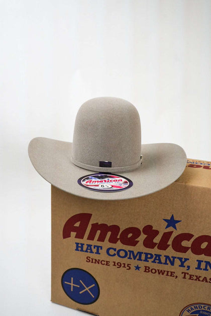 AMERICAN FELT HAT 40X OPEN CROWN NATURAL