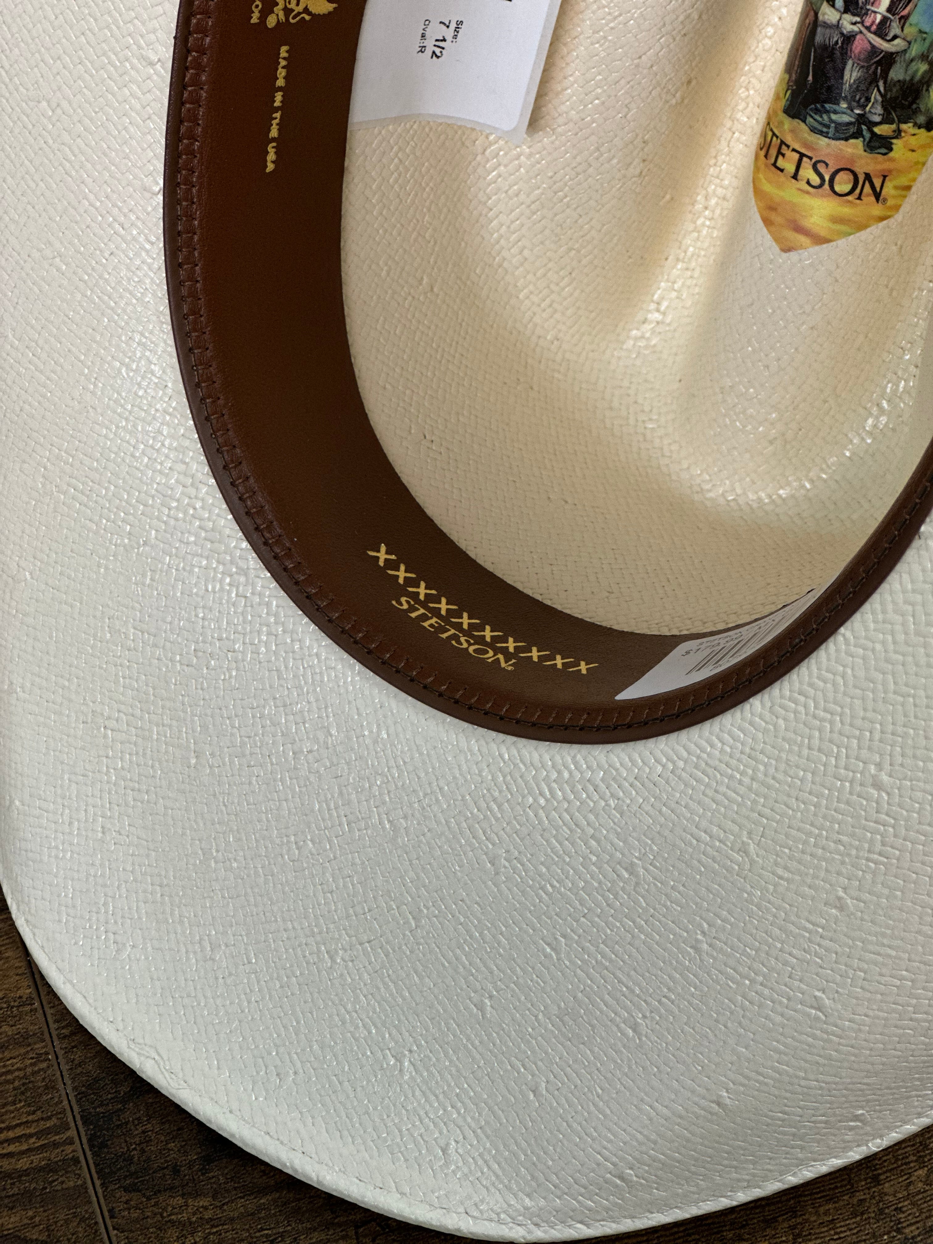 STETSON GRANT K NATURAL 10X STRAW HAT