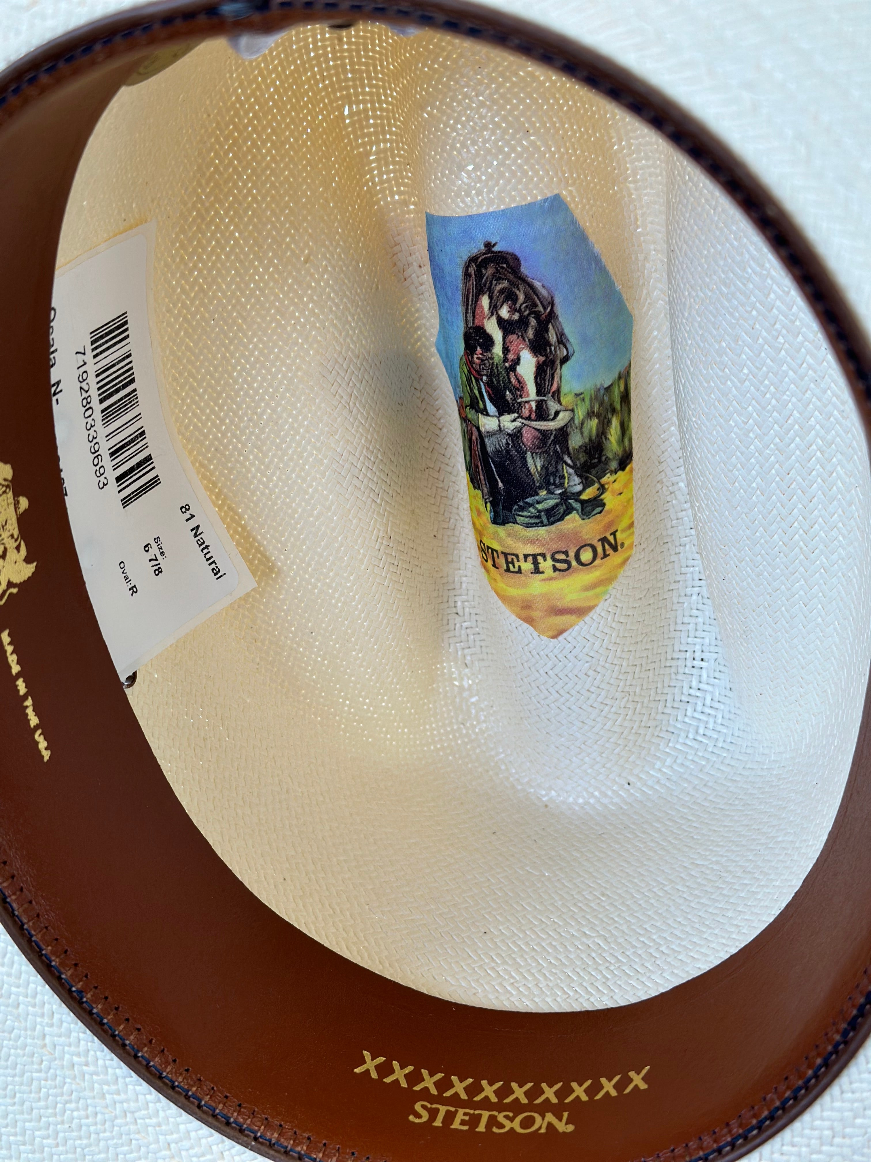 STETSON OCALA NATURAL 10X STRAW HAT