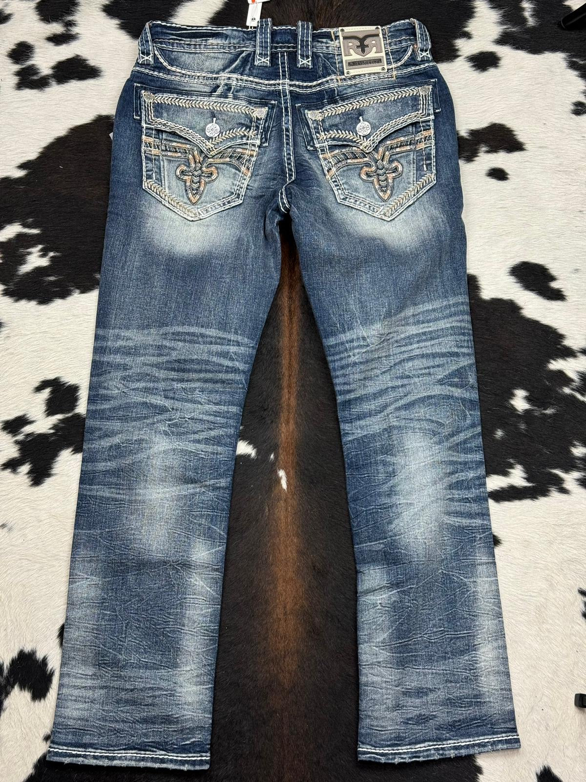 Rock Revival Mens Jeans Rey Straight