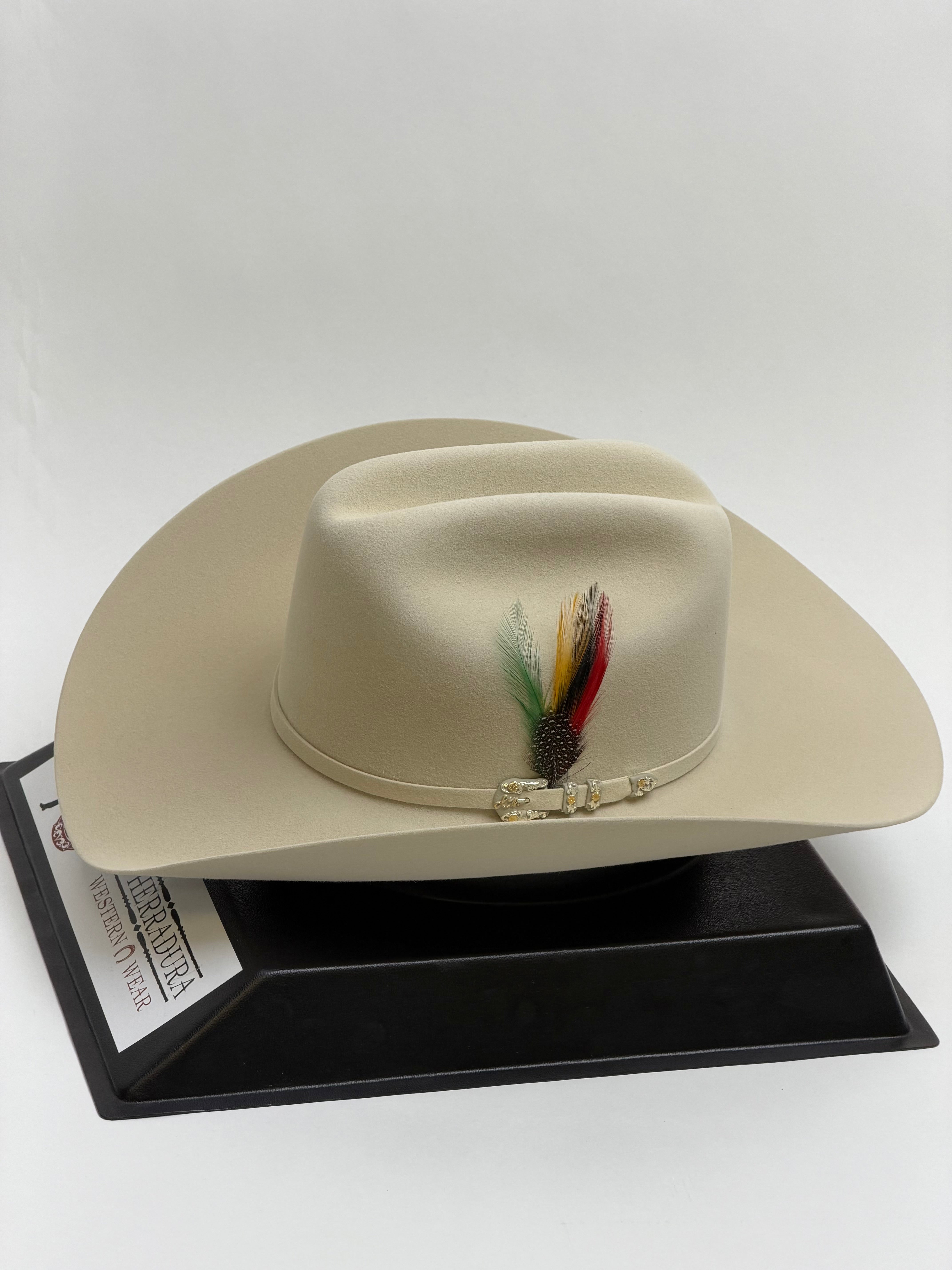 LARRY MAHAN´S 10X JERARCA COWBOY SOMBRERO PLATINO
