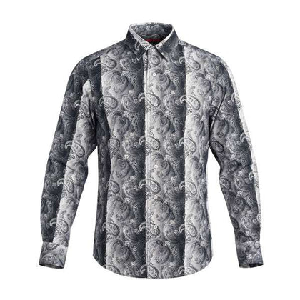 PLATINI MEN SHIRT LONG SLEEVE WHITE FPL11523