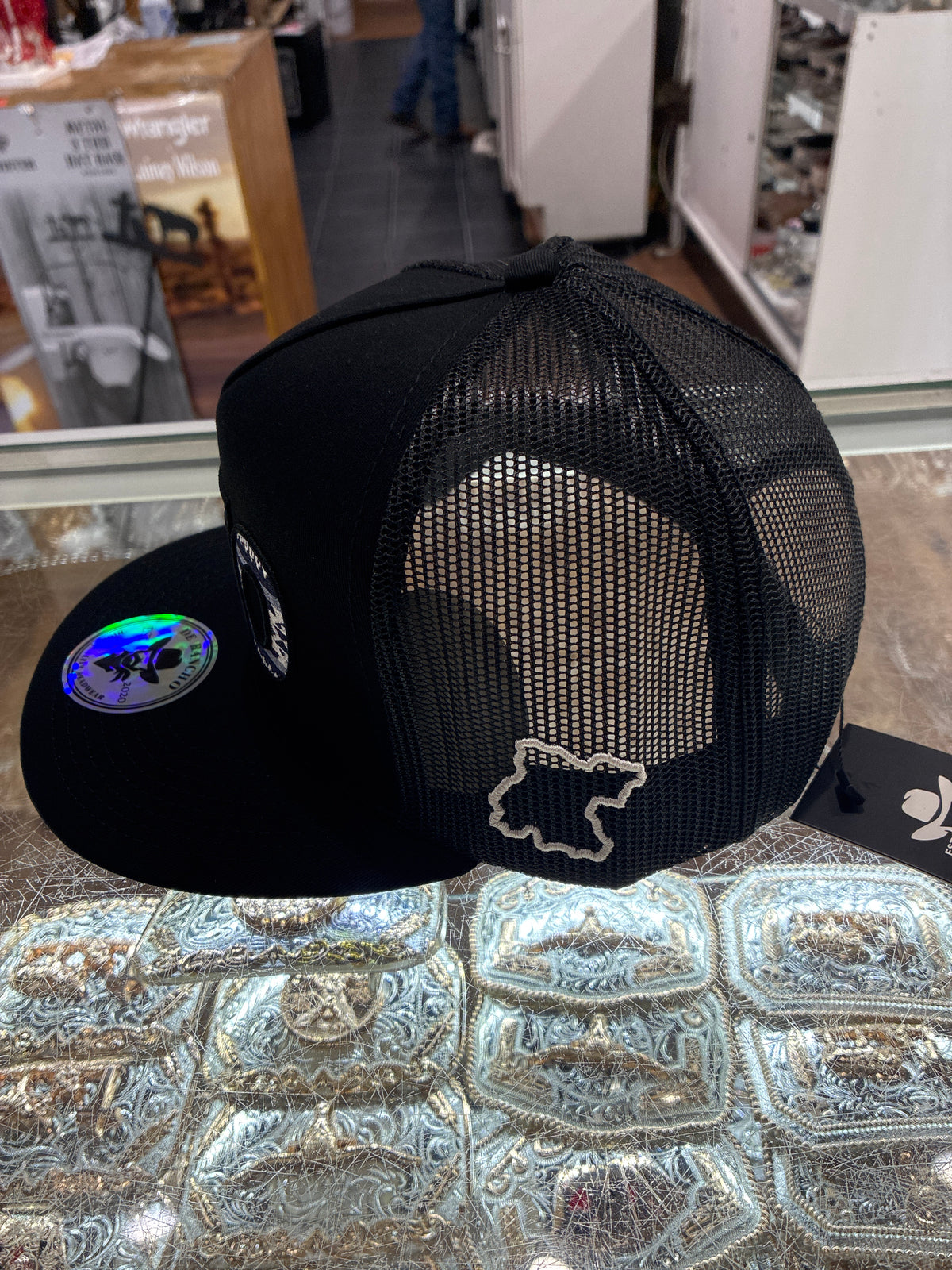 DE RANCHO BLACK Style .08 GTO de negro con NAVY HAT