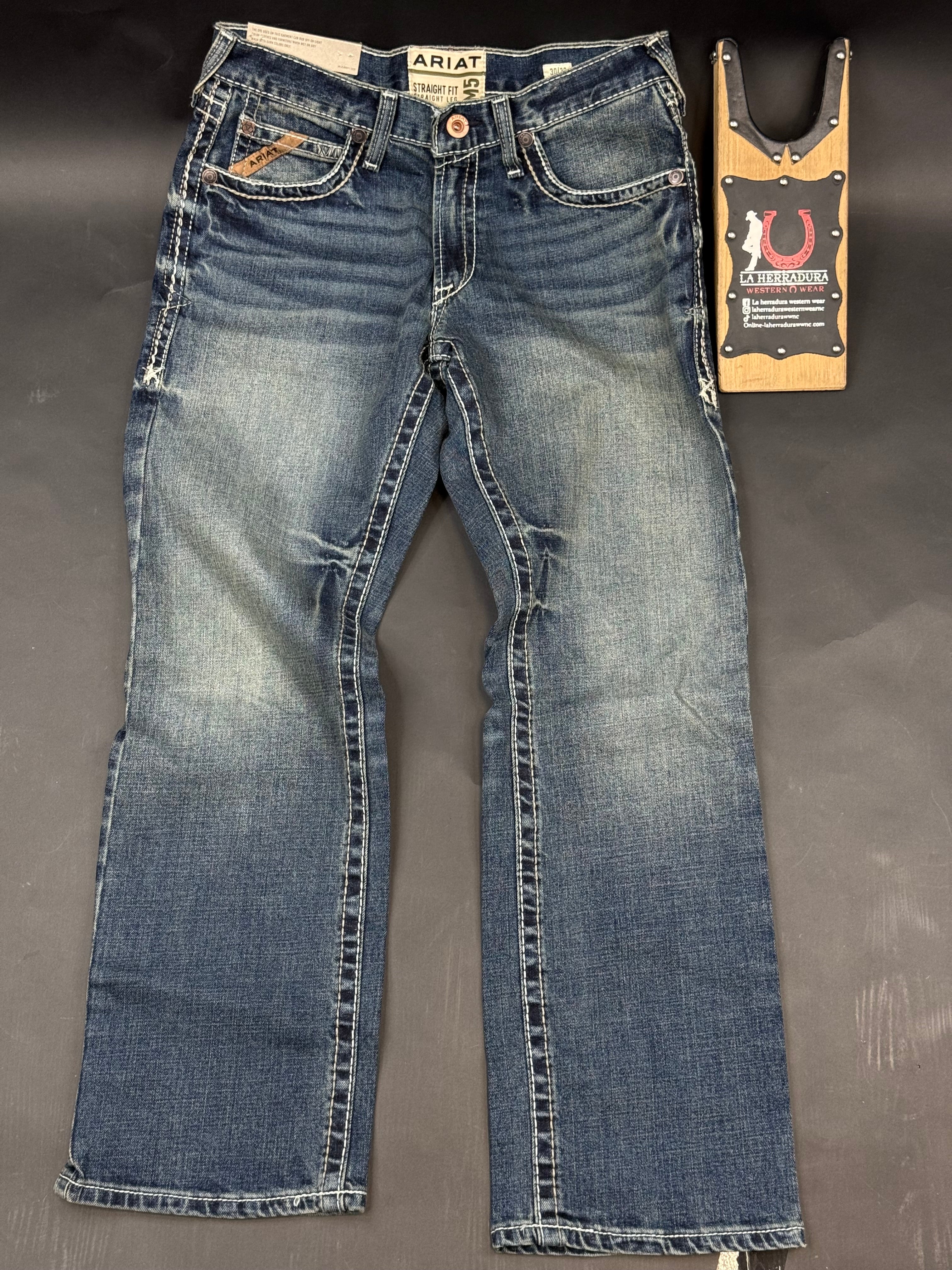 ARIAT MENS JEAN M5 LENNOX STRAIGHT FIT STRAIGHT LEG