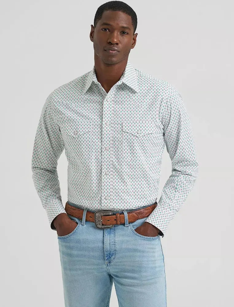 MEN WRANGLER 20X WHITE LONG SLEEVE - 112378711