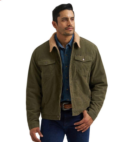 WRANGLER MENS OLIVE-NIGHT JACKET - 112382098