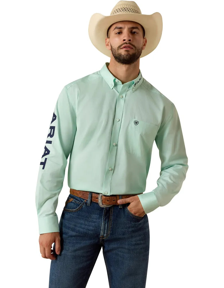 ARIAT HOMBRE AJUSTE CLÁSICO AZUL AGUA/AZUL MARINO - 10073665