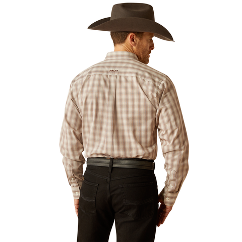 Ariat Flemming Fitted Long Sleeve Shirt Brown - 3907