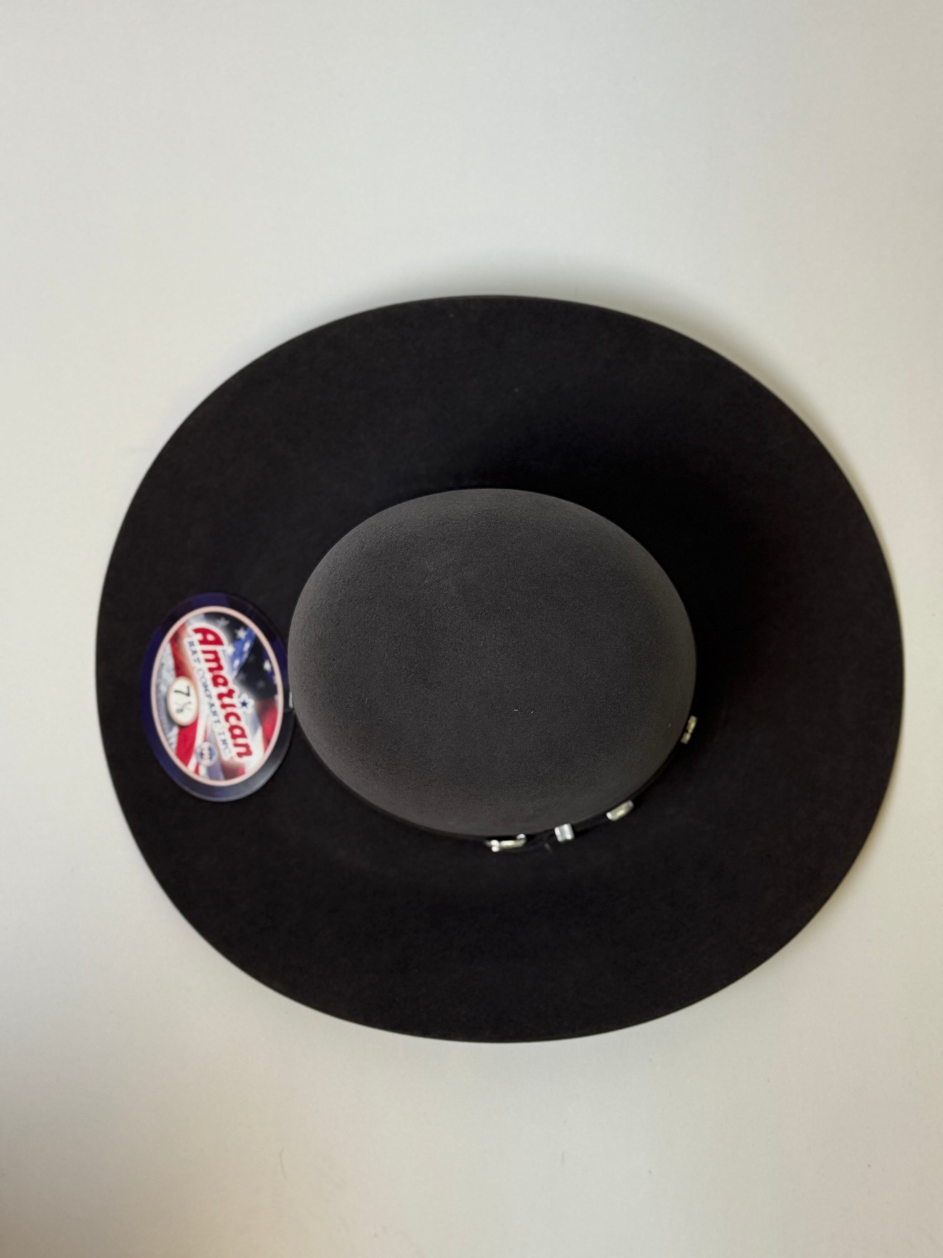 7X American Felt Hat Steel Open Crown
