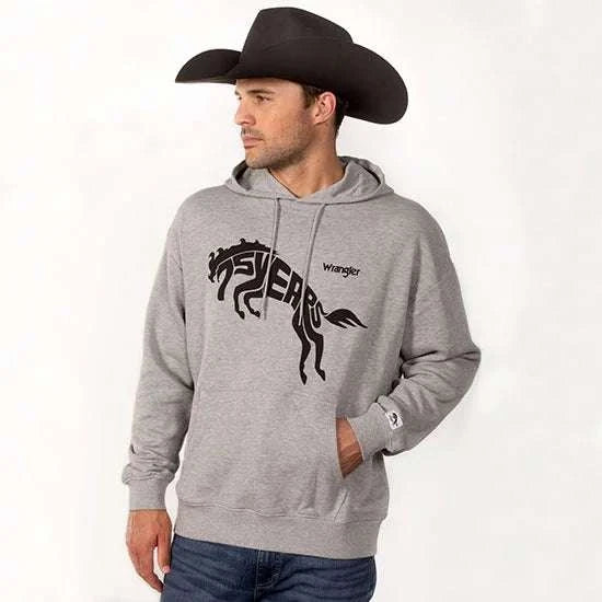 WRANGLER MEN JACKET GRY GODY HORSE LOGO 112318212