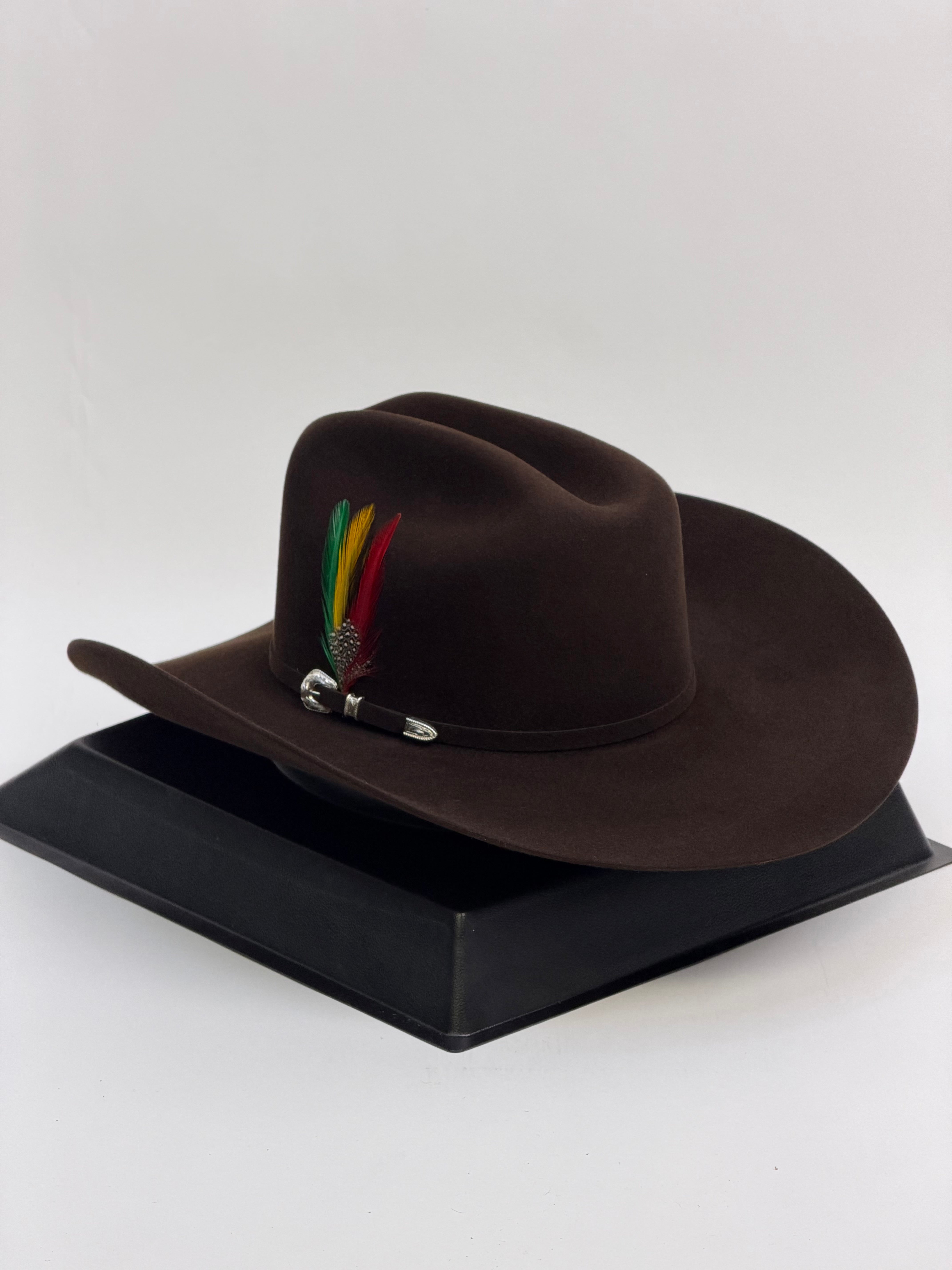 LARRY MAHAN´S 10X JERARCA COWBOY SOMBRERO PLATINO