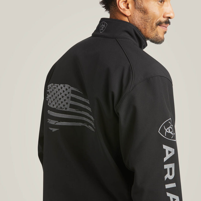 Ariat Logo 2.0 Patriot Softshell Jacket Black - 7439