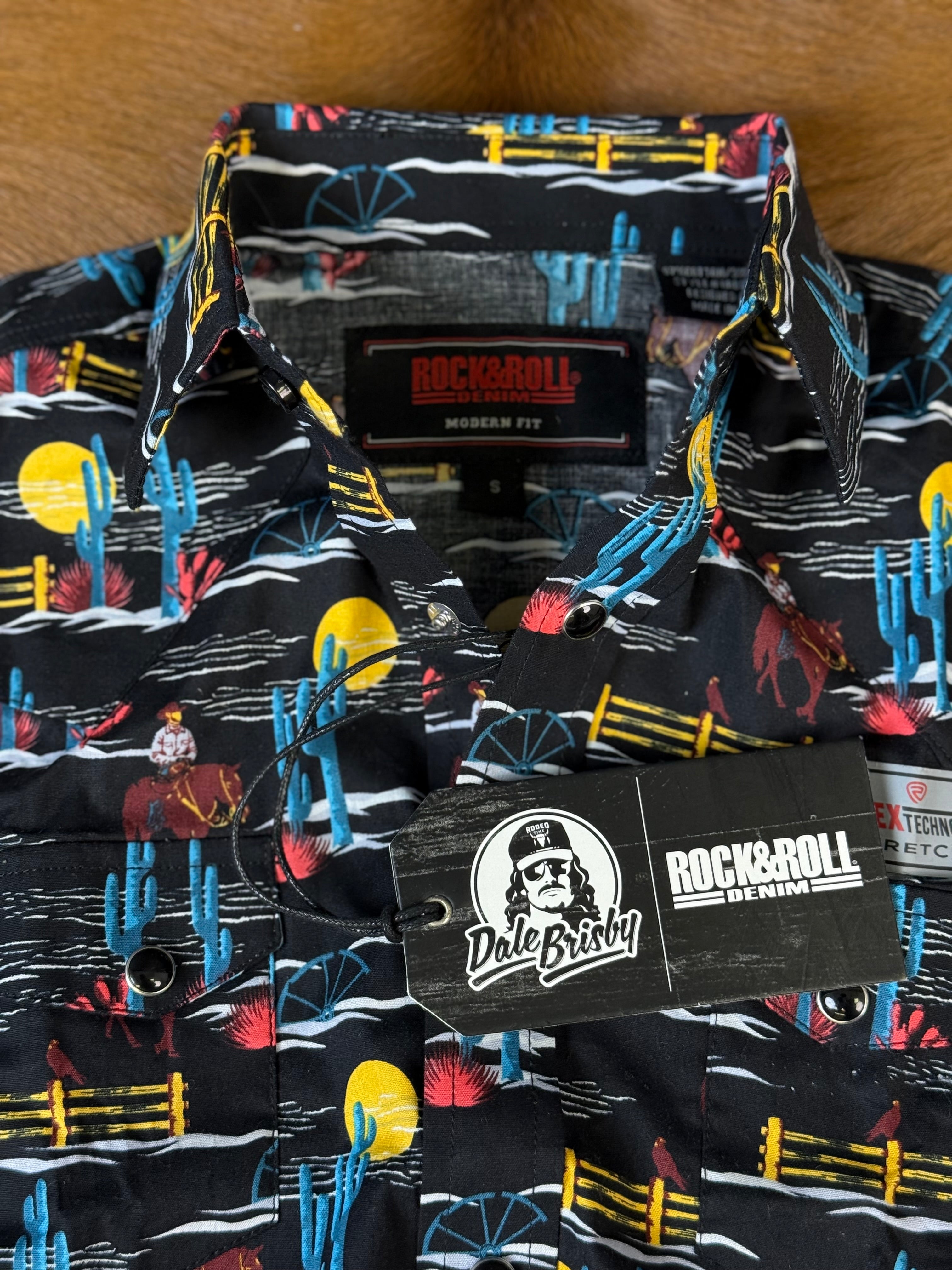 ROCK&ROLL BOY DALE LS SNAP BLACK DESERT-RRBSOSRZ82